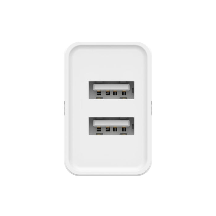 UNITEK 12W EU 2PORT WALL CHARGER WH(P1113A-EU) - USB-2P-WALL-CHARG-EU