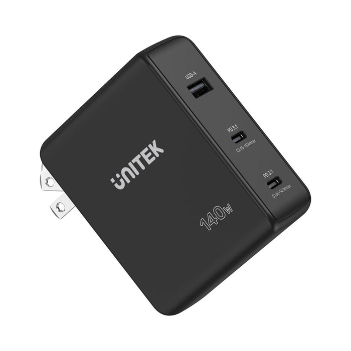 UNITEK 140W 3IN1 GAN TRAVEL CHARGER - USB-CHARGER-P1115A