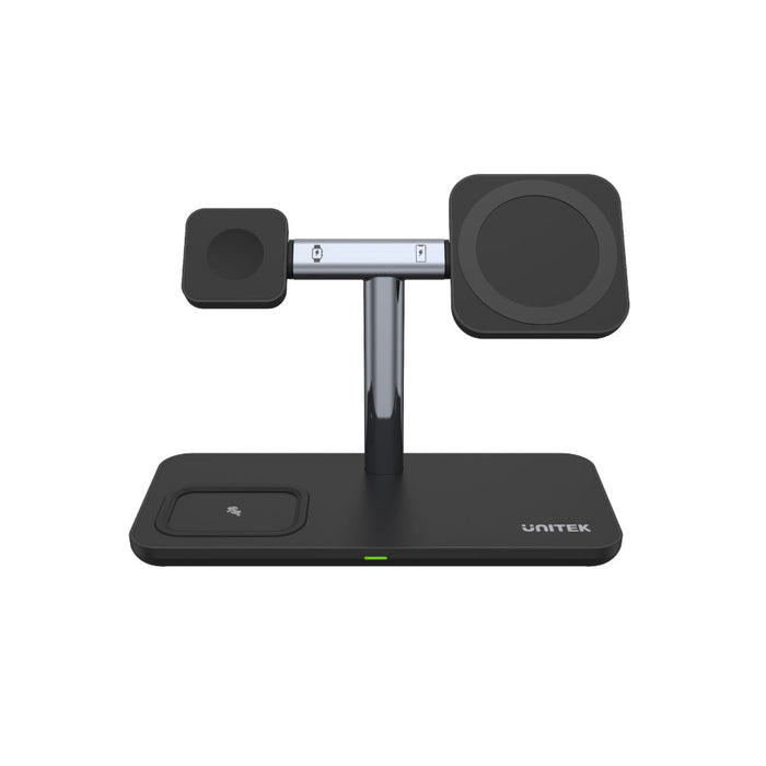 UNITEK 3 IN 1 MAG WIRELESS CHARGE STATION(P1212A)* - CHARGE-MAG-WLESS-CHA