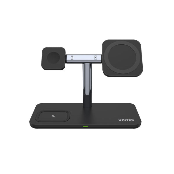 UNITEK 3 IN 1 MAG WIRELESS CHARGE STATION(P1212A)* - CHARGE-MAG-WLESS-CHA