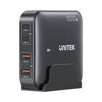 UNITEK 100W MAX GAN SMART CHARGE STATION(P1229ABK) - USB-CHARGER-P1229ABK
