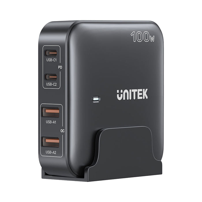 UNITEK 100W MAX GAN SMART CHARGE STATION(P1229ABK) - USB-CHARGER-P1229ABK