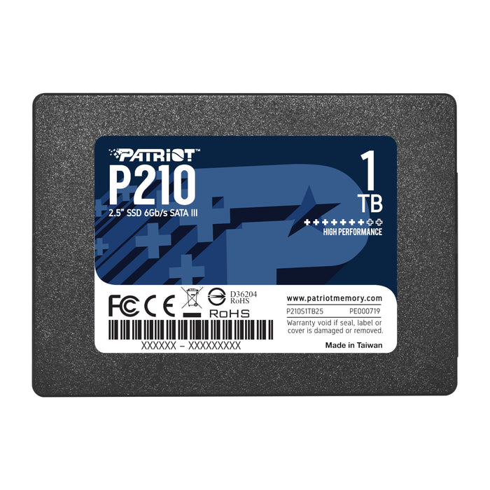 Patriot P210 1TB 2.5 Inch SATAIII SSD-P210S1TB25