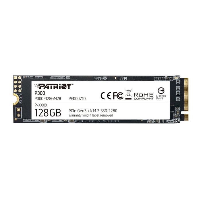 Patriot P300 128GB M.2 PCIe NVMe SSD-P300P128GM28