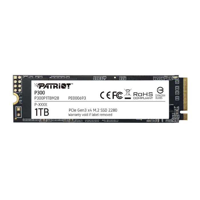Patriot P300 1TB M.2 PCIe NVMe SSD-P300P1TBM28