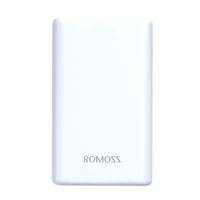 ROMOSS PAC10 Power Bank: 10000mAh, 20W Fast Charge, White - Portable Charger
