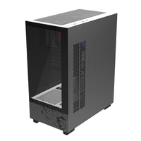 MSI PAG PANO M110A Micro-ATX Gaming Chassis - Black - RGB PC Case with Tempered Glass Side Panel - Optimized Airflow