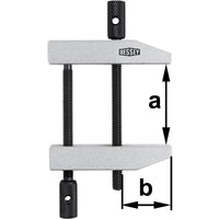 BESSEY Parallel Screw Clamp PA-595-260: Precision Woodworking Clamp with Twin Spindles