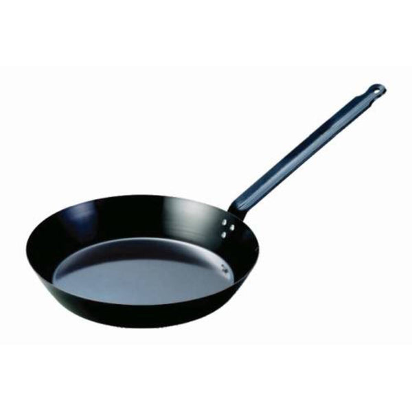 GLOBAL Pan (Black) Steel Frying - 300Mm - PBF2300