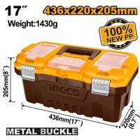 INGCO TOOL BOX PLASTIC 436X220X205MM - PBX1702