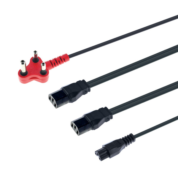 4M DEDICATED TO 2 X IEC F TO 1 X CLOVER - CAB-PWR-2H-1CLO-4M