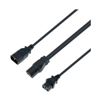 2.8M IEC MALE TO 2 HEADED IEC FEMALE KETTLE - CAB-PWR-IECM-2IECF