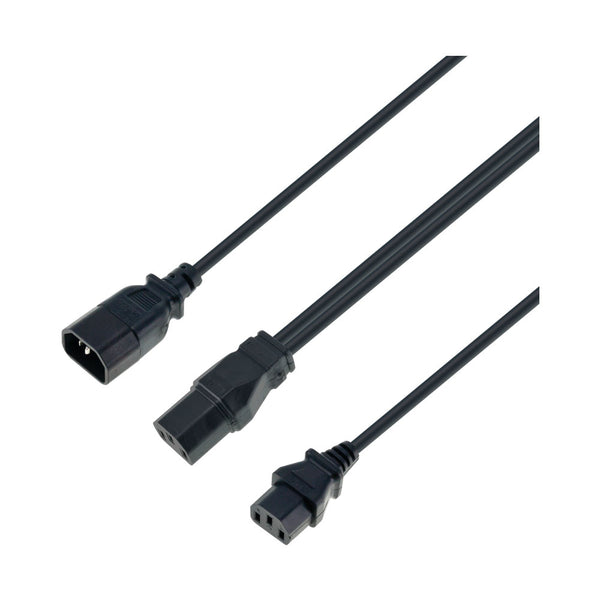 2.8M IEC MALE TO 2 HEADED IEC FEMALE KETTLE - CAB-PWR-IECM-2IECF