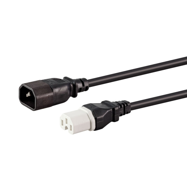 3M KETTLE MALE C14 - FEMALE C15(HOT) EXTENSION - CAB-PWR-IEC-C15-3M