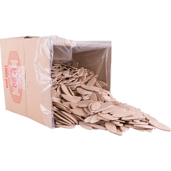 TorkCraft #20 Wood Joining Biscuits - 1000pc Box, Biscuit Joiner for Woodworking, Durable Woodworking Biscuits