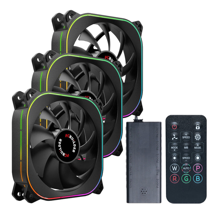 PCBuilder TORNADO CHILL ARGB 120mm Fan Kit-PCB-CF-TORNADO-KIT