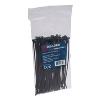 PCBuilder LOCKDOWN 150mm Cable Ties (100 pcs) - Black-PCB-CT-25150