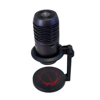 PCBuilder CAST CORE USB Gaming Microphone: Black Podcast Mic with Cardioid Pattern