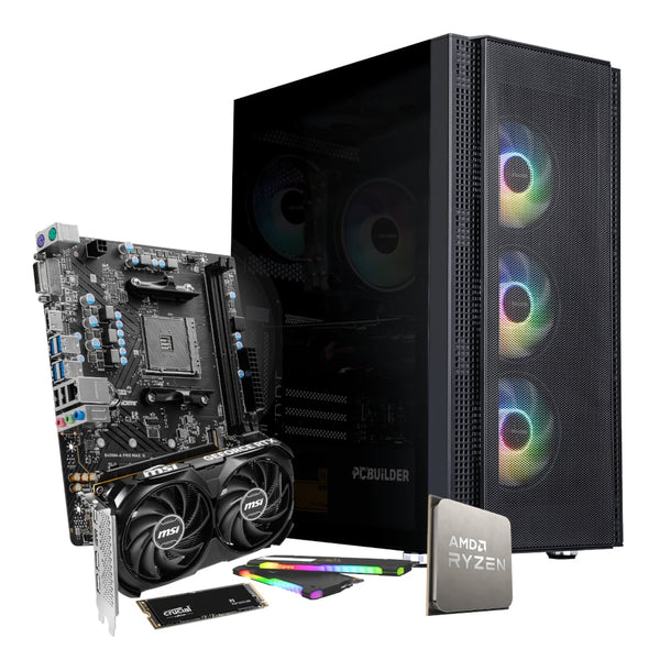 PCBuilder AMD Ryzen 5 5600X BARRICADE Windows 11 Gaming PC