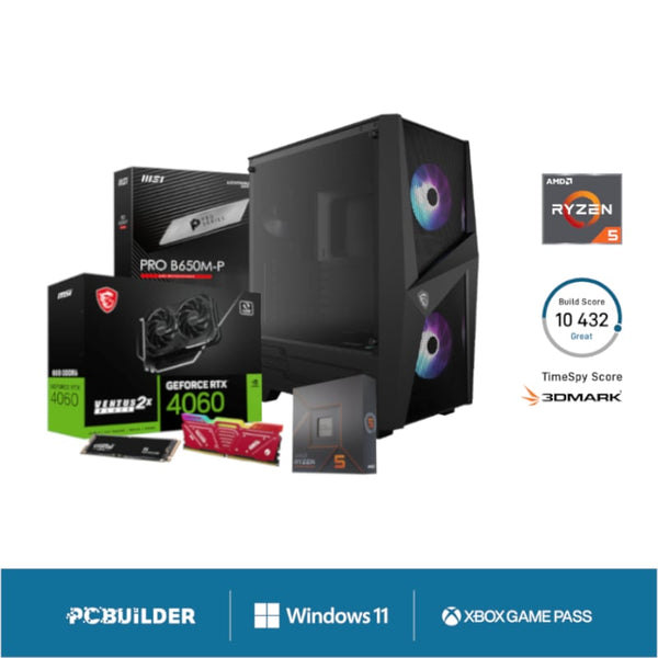 PCBUILDER 7600 RTX4060 32GB 1TB W11H