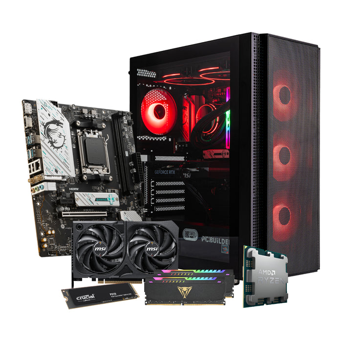 PCBuilder Ryzen 5 7600 SPECIALIST Windows 11 Gaming PC