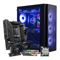 PCBUILDER Ryzen 7 Gaming PC with RTX GPU. High Performance Windows 11 Gamer Rig.