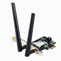 ASUS  Wi-Fi 7 Tri-Band PCIe Wireless Adapter with Bluetooth 5.4 – Black-PCE-BE6500