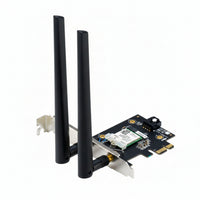 ASUS  Wi-Fi 7 Tri-Band PCIe Wireless Adapter with Bluetooth 5.4 – Black-PCE-BE6500