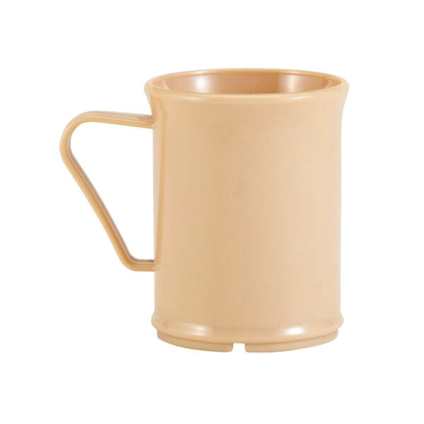 CAMBRO Polycarbonate 288ml Beige Mug PCM0300-C. Durable & Unbreakable Drinkware.