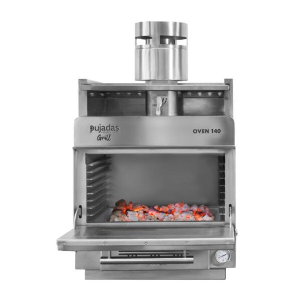 BCE Pujadas Charcoal Oven 140 Stainless Steel - PCO1140K