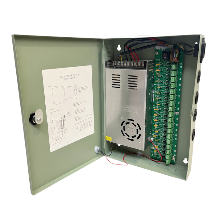 PD Power 18CH PSU 12V 25A PTC-PCS-300-18M