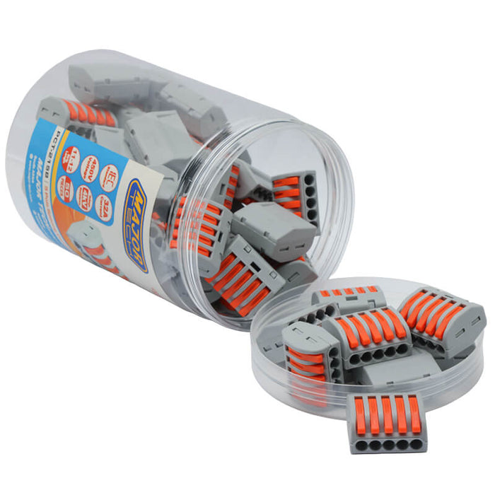 Major Tech 5 Way Terminal Block (50pcs) PCT-215B