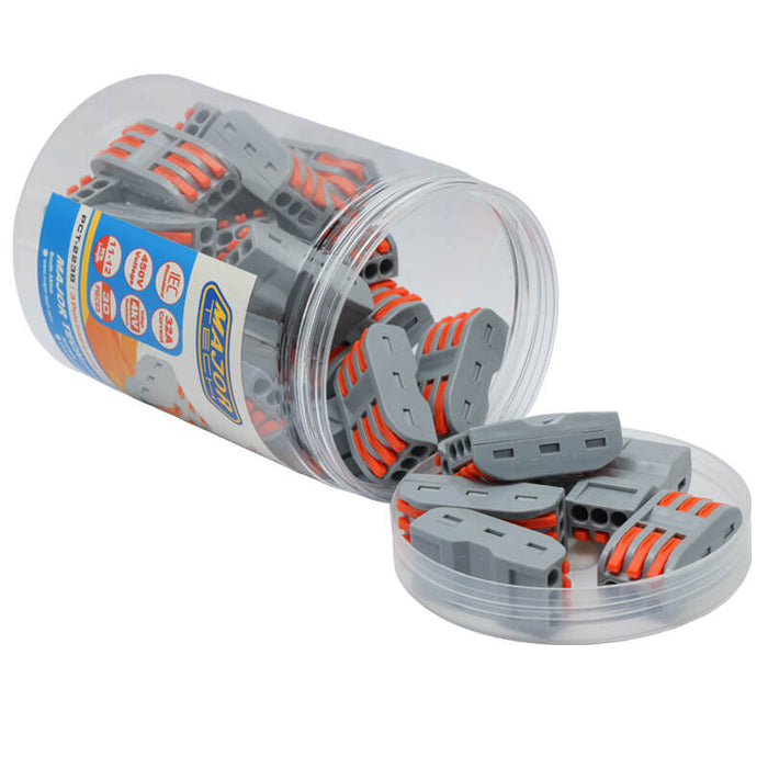 Major Tech Inline 3 Pole Splicing (30pcs) PCT-223B