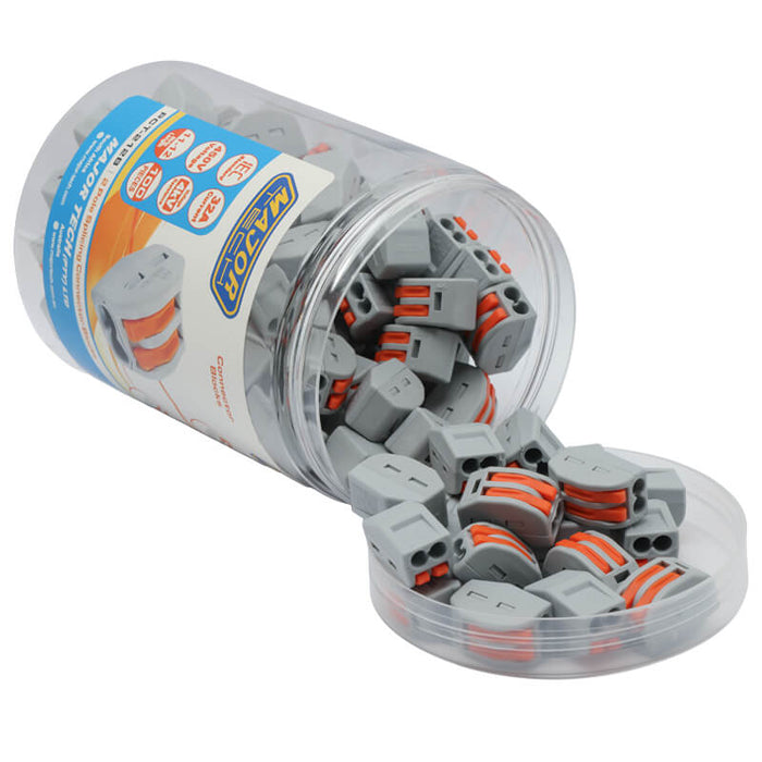 Major Tech 2 Way Terminal Block (100pcs) PCT-212B