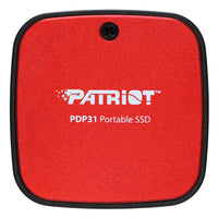 Patriot PDP31 1TB Type-C Portable SSD - Red / Black-PDP311TB23UCK