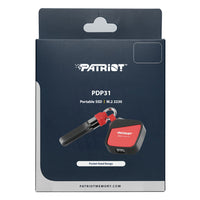 Patriot PDP31 500GB Type-C Portable SSD - Red / Black-PDP31500G23UCK