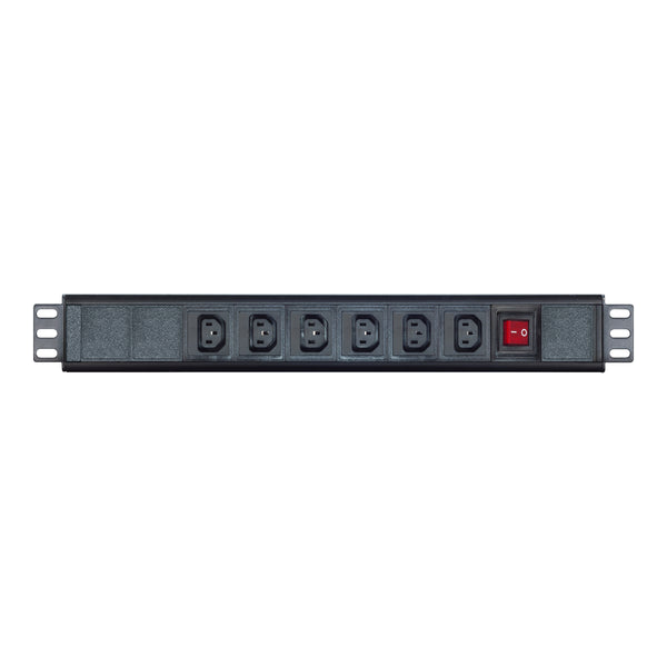 6 WAY 10A IEC PDU OUTLET WITH  ON/OFF SW - PWR-MP-6P-IEC-L-VP