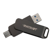 Patriot Rage R550 128GB USB3.2 Swing Type A to Type-C Flash Drive-PE128GR550DSAD