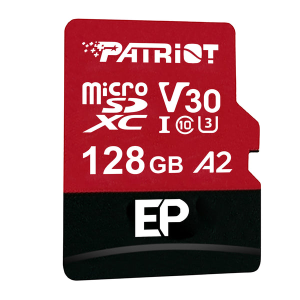 Patriot EP Series 128GB MICRO SDXC V30 A2 (w/o Adaptor)