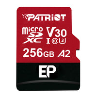 Patriot EP Series 256GB MICRO SDXC V30 A2 (w/o Adaptor)
