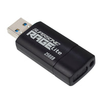 Patriot Rage Lite 256GB USB3.2 Flash Drive - Black-PEF256GRLB32U