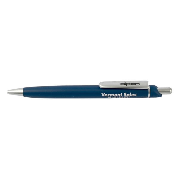 Alpen Ballpoint Pen Blue & White Pen05