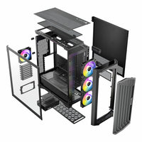 Antec Performance FT1 E-ATX |ATX |M-ATX | ITX ARGB Full-Tower Gaming Chassis - Black-PERFORMANCE 1 FT ARGB