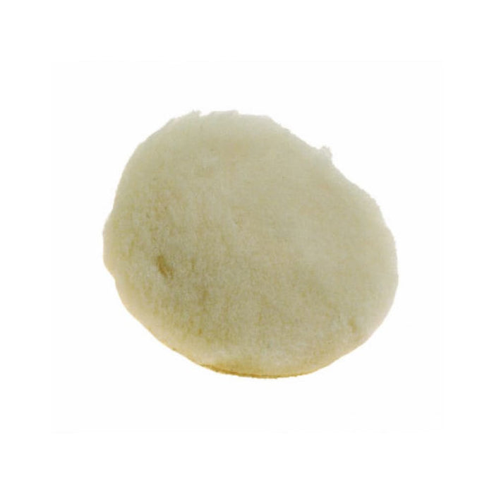 Lambswool Bonnet Polishing Pad - 160mm Buffing Attachment for Car Detailing, Paint Correction, & Waxing Application