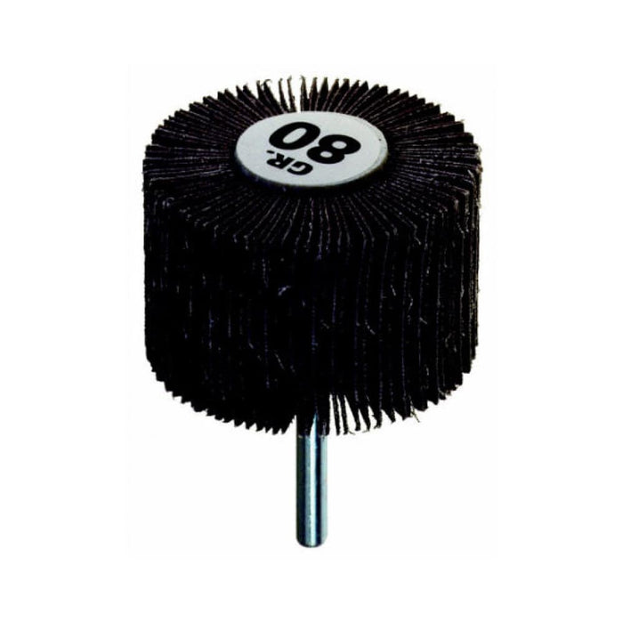 Rotational Flap Sander Wheel, Abrasive Sanding Tool, Grit 80, 60x40mm - For Grinding & Polishing