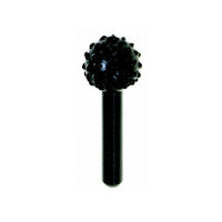 Black Spherical Rotary Rasp for Wood Carving | Woodworking Tool | Efficient Material Removal | Buy Online at chavda.com