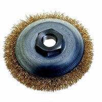 90mm Wire Wheel Brush for Cleaning and Rust Removal | Abrasive Power Tool Attachment