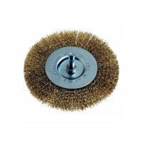 WIRE WHEEL BRUSH 100MM DBL.THI for Metal Cleaning - Chavda.com