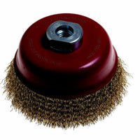 100mm Wire Cup Brush for Angle Grinder | Rust Removal, Welding Prep, Polishing | 14mm Thread | Buy at chavda.com