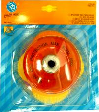PG Professional Wire Cup Brush 150mm x 14mm - Metal Grinding, Rust Removal Tool